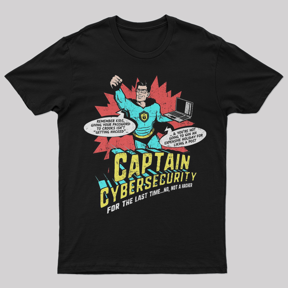 Captain Cybersecurity T-Shirt