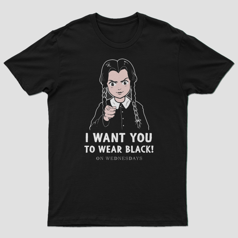 Wear Black T-Shirt