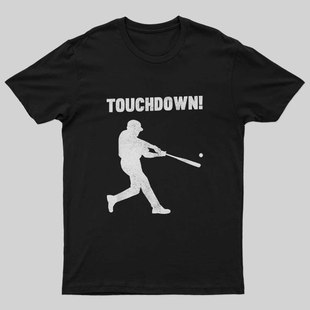Funny Baseball Touchdown T-Shirt