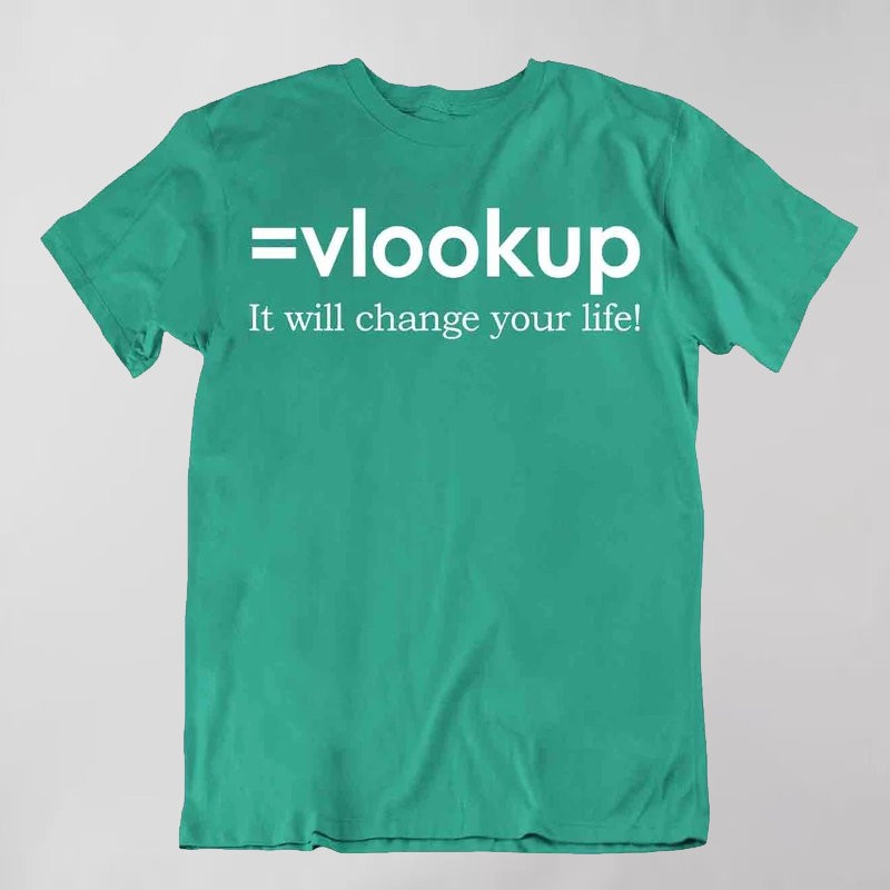 Vlookup Life Programmer T-Shirt