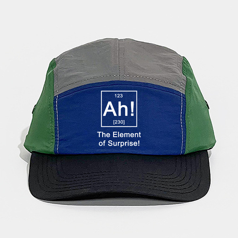 Ah! The Element Of Surprise! Quick-drying Panel Hat