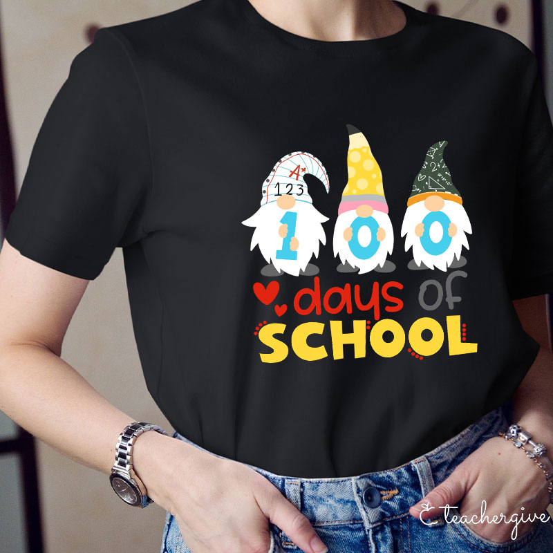 100 Days Of School Teacher T-Shirt
