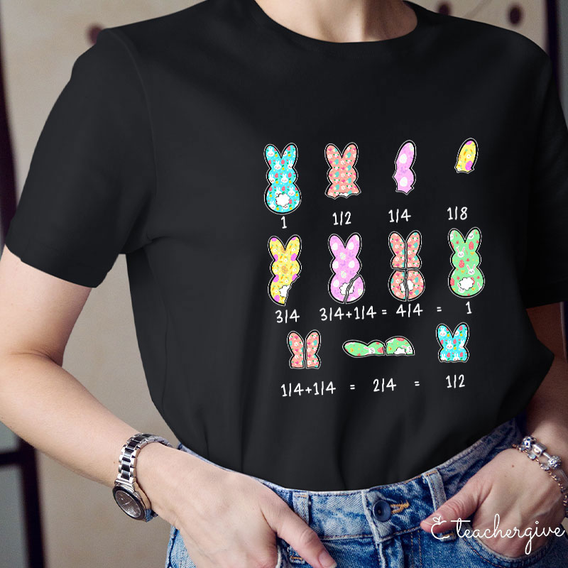 Bunny Calculation Teacher T-Shirt