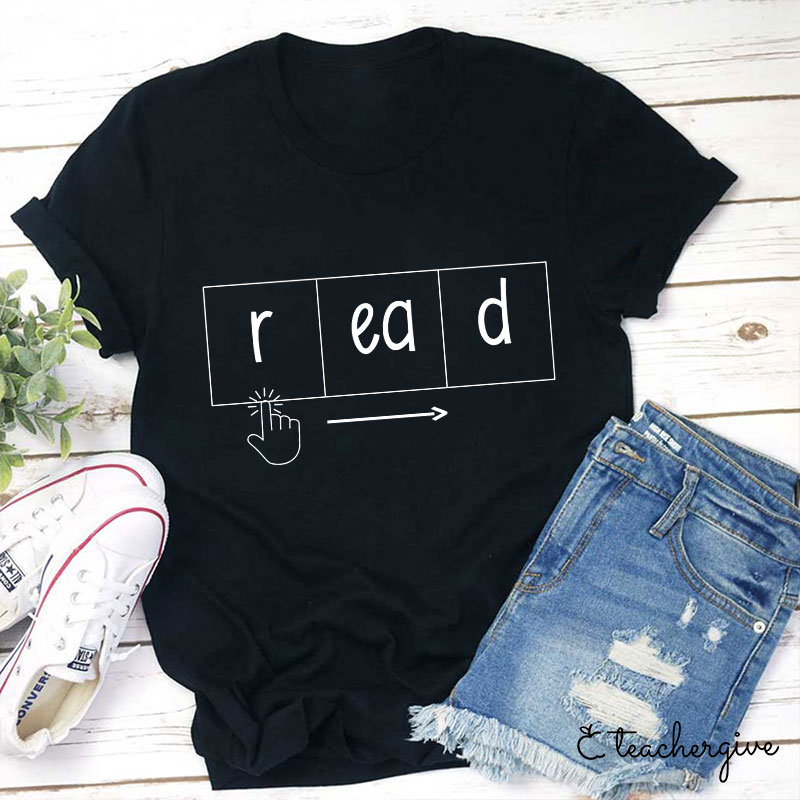 Read With Me Teacher T-Shirt