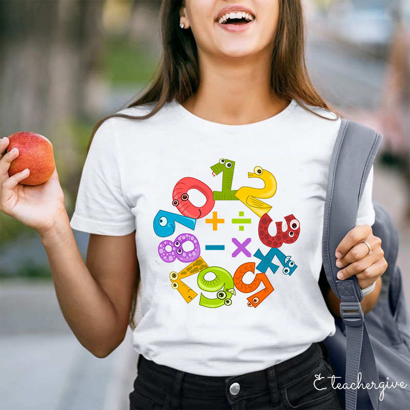 Animals And Numbers T-Shirt