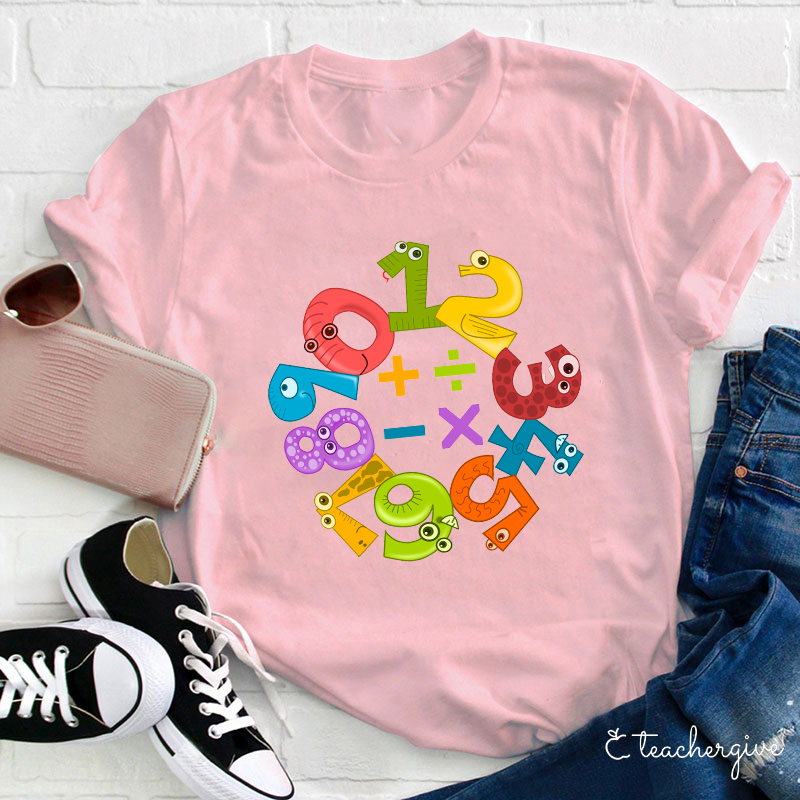 Animals And Numbers T-Shirt