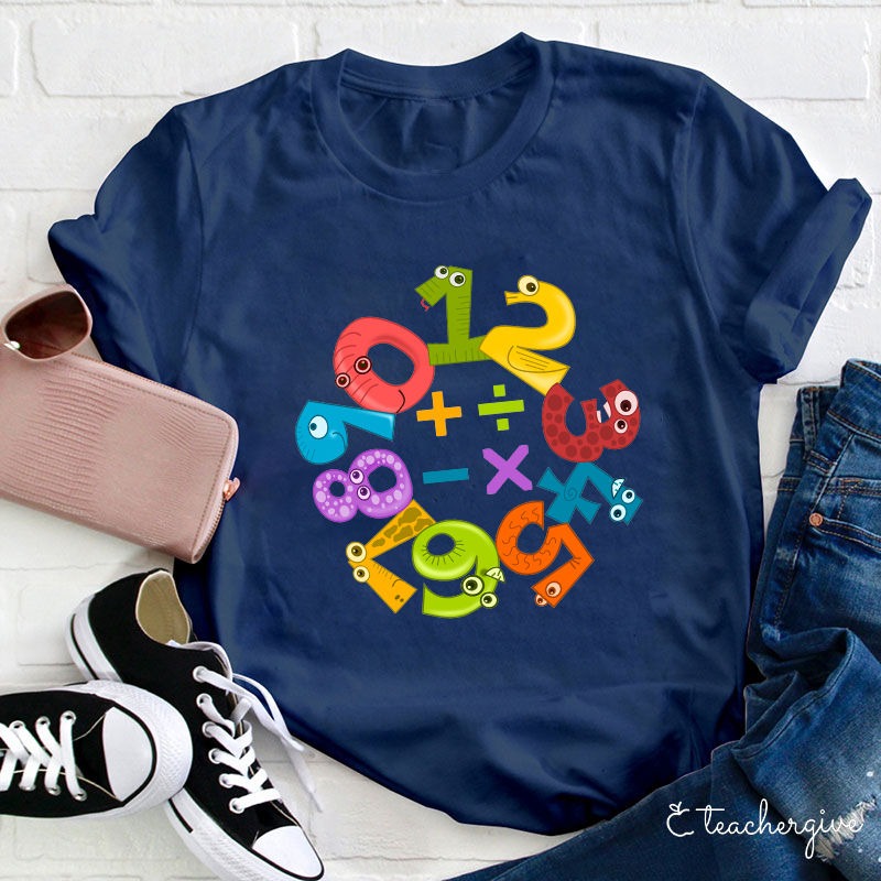 Animals And Numbers T-Shirt