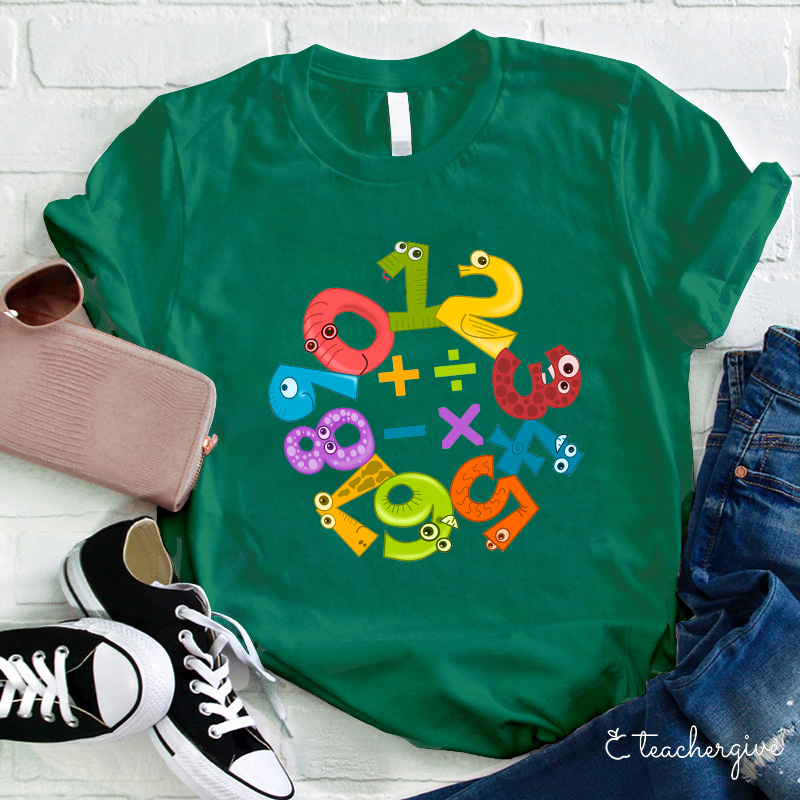 Animals And Numbers T-Shirt