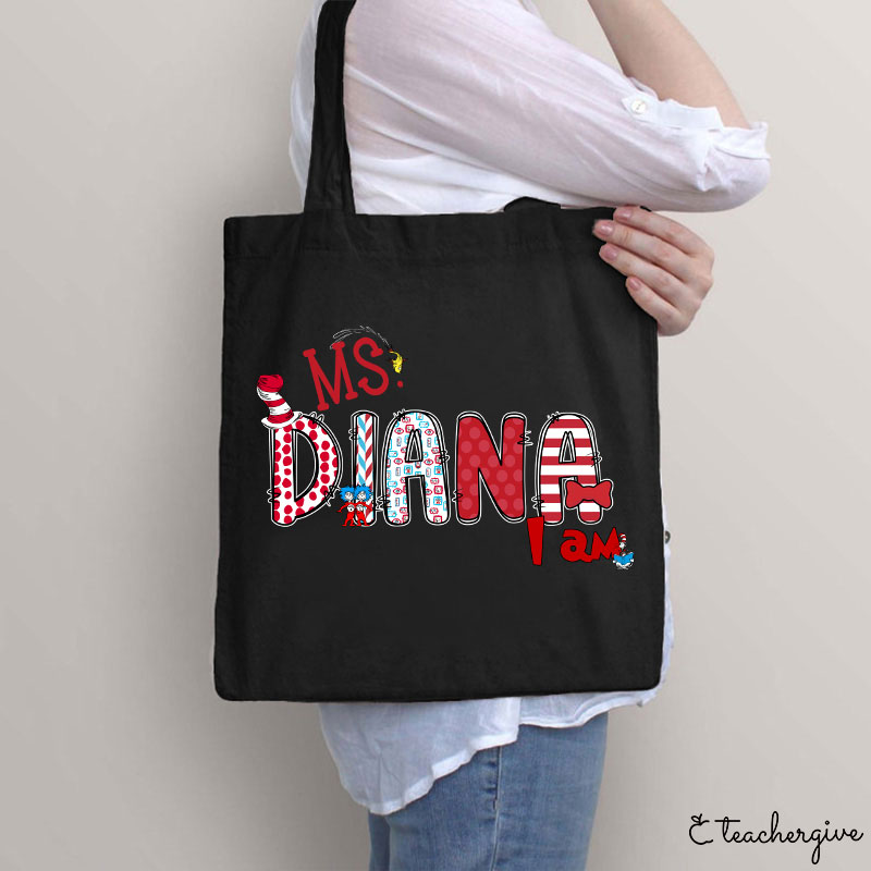 Personalized Hi Teacher Tote Bag