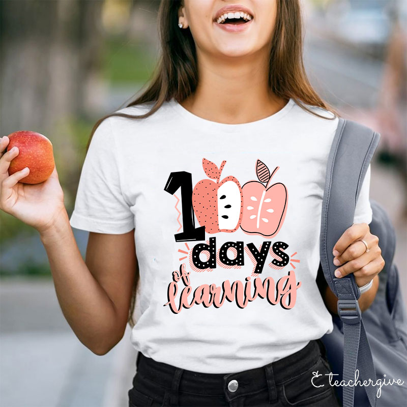 100 Days Of Learning Teacher T-Shirt