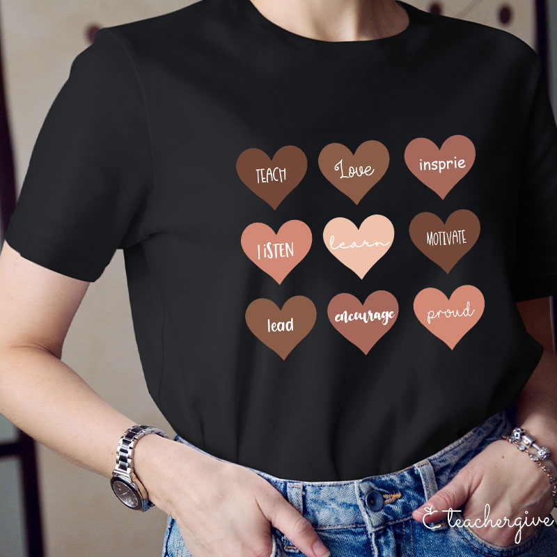 Lead Encourage Proud Teacher T-Shirt