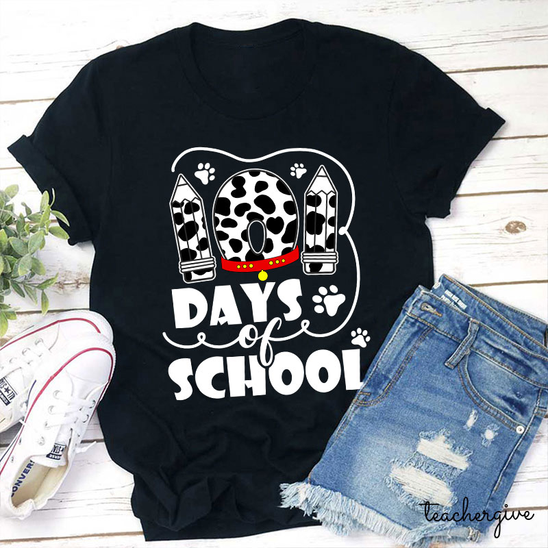 101 Days Of School Teacher T-Shirt Sale-Teachersgram