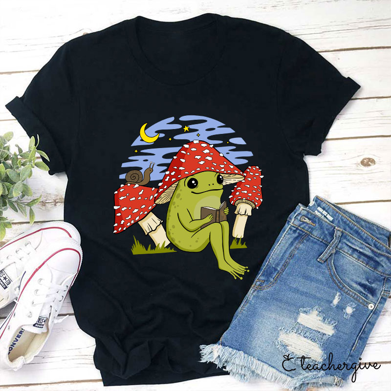 Reading Frog Teacher T-Shirt