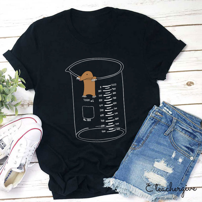 1MoLE Per Liter Science Teacher T-Shirt