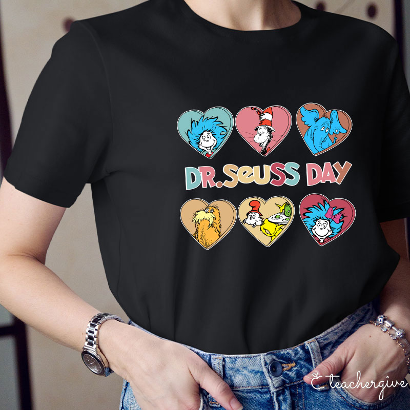 Dr. Seuss Day Teacher T-Shirt