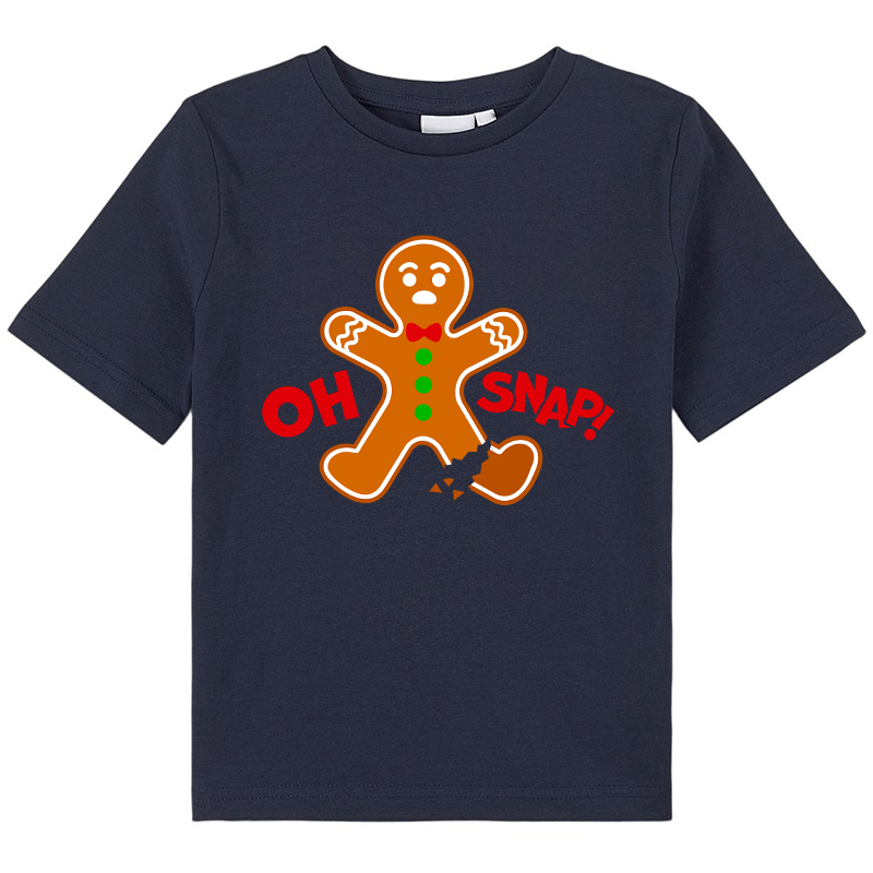 Gingerbread Man with Broken Leg Kids T-Shirt
