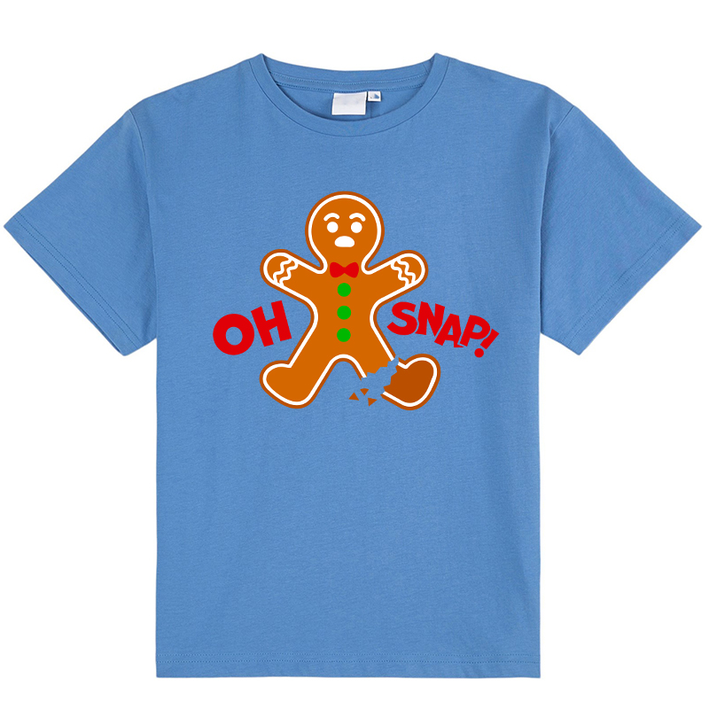 Gingerbread Man with Broken Leg Kids T-Shirt