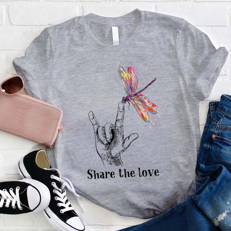 Share The Love Teacher T-Shirt