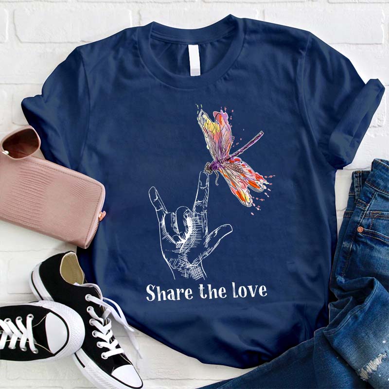 Share The Love Teacher T-Shirt