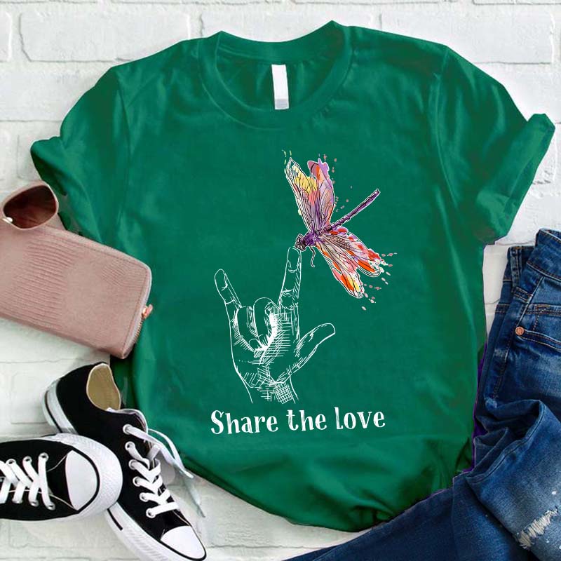 Share The Love Teacher T-Shirt