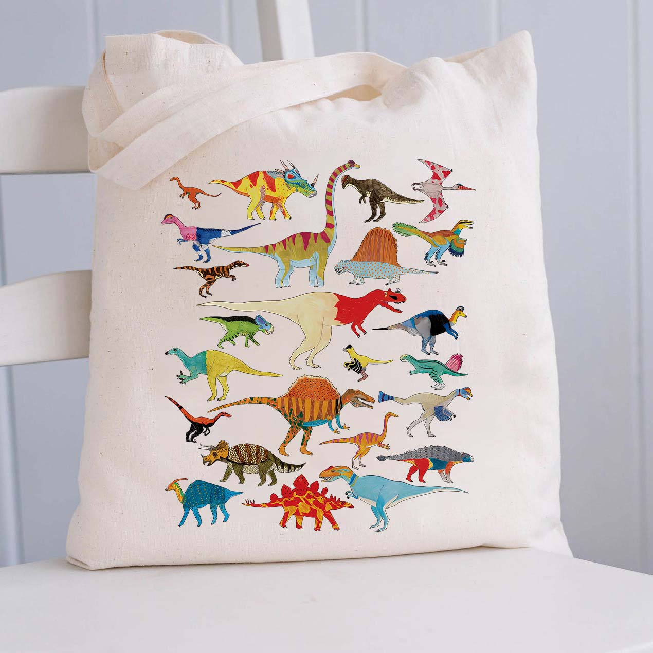 Can You Name These Dinosaur Teacher Tote Bag-Teachergive