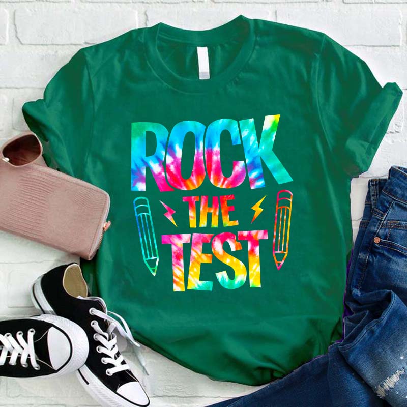 Rock The Test Teacher T-Shirt