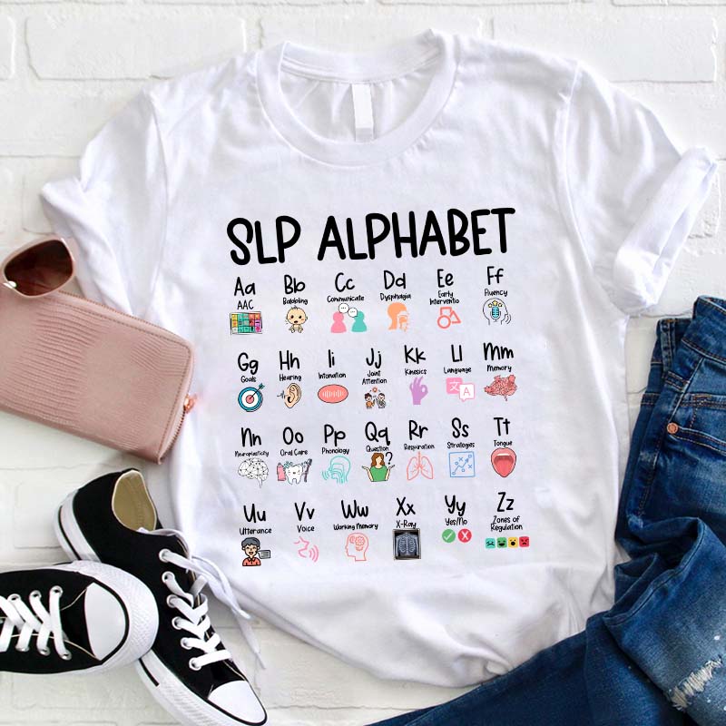 SLP Alphabet Teacher T-Shirt