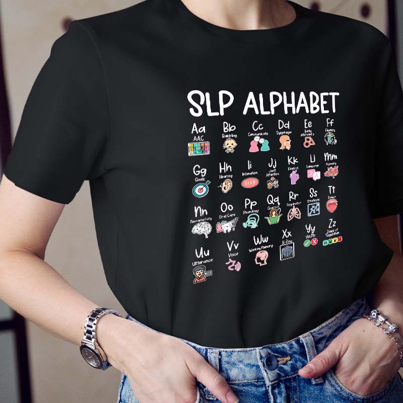 SLP Alphabet Teacher T-Shirt