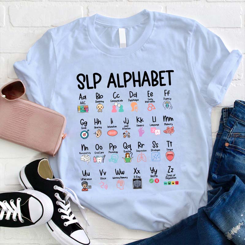SLP Alphabet Teacher T-Shirt
