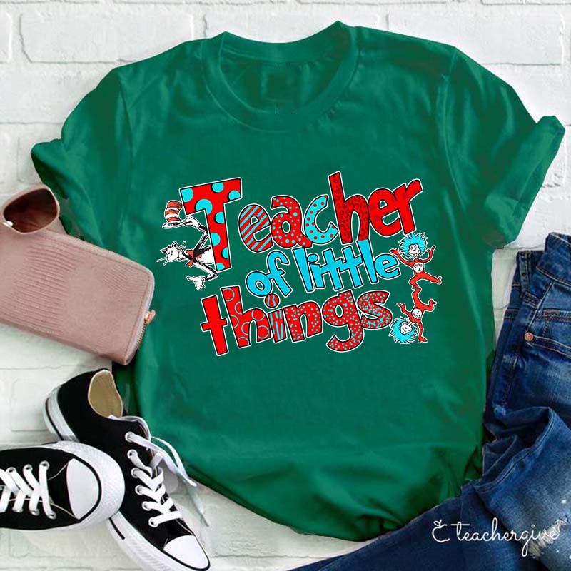 Teacher Of Little Things Teacehr T-Shirt