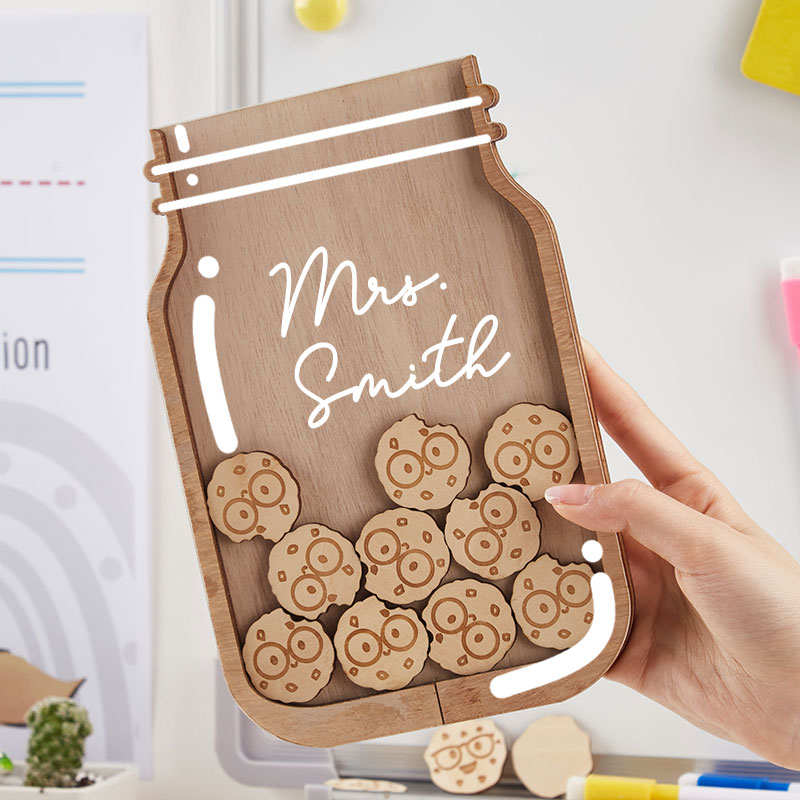 Personalized Take A Bite Of A Biscuit Teacher Reward Jar