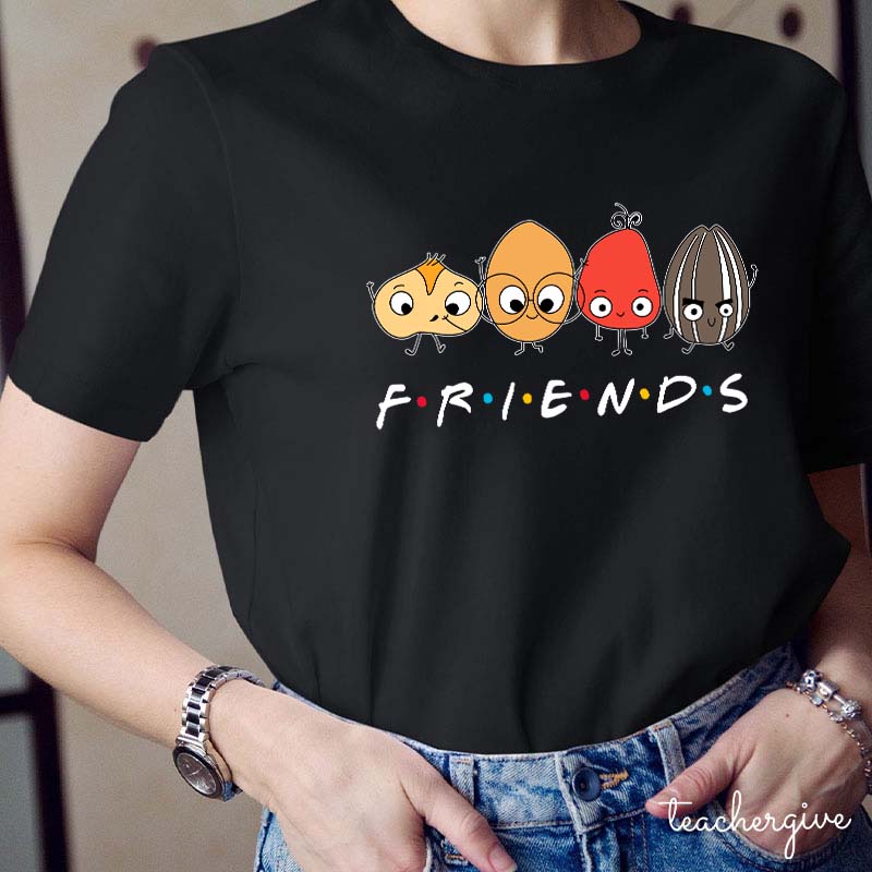Cute Friends Teacher T-Shirt