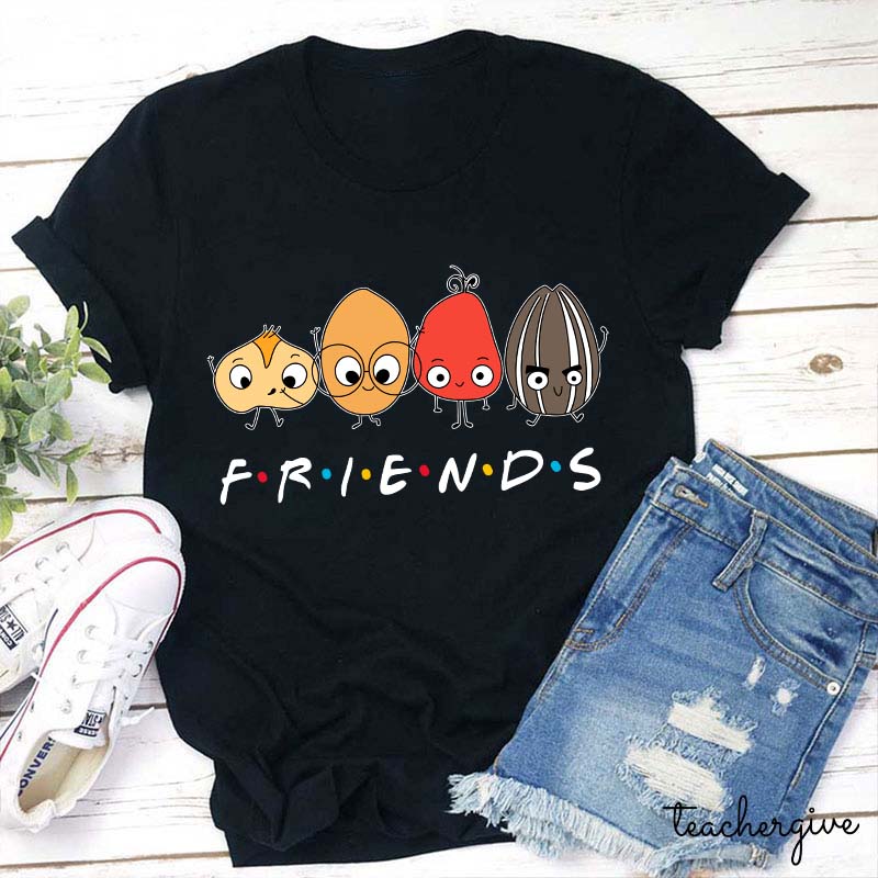 Cute Friends Teacher T-Shirt