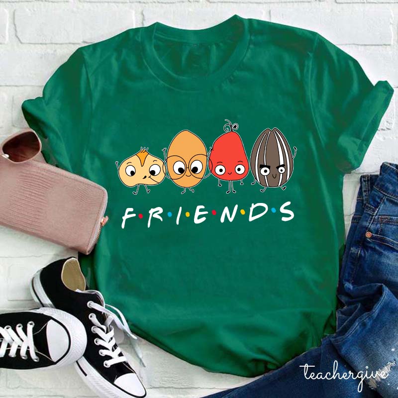 Cute Friends Teacher T-Shirt