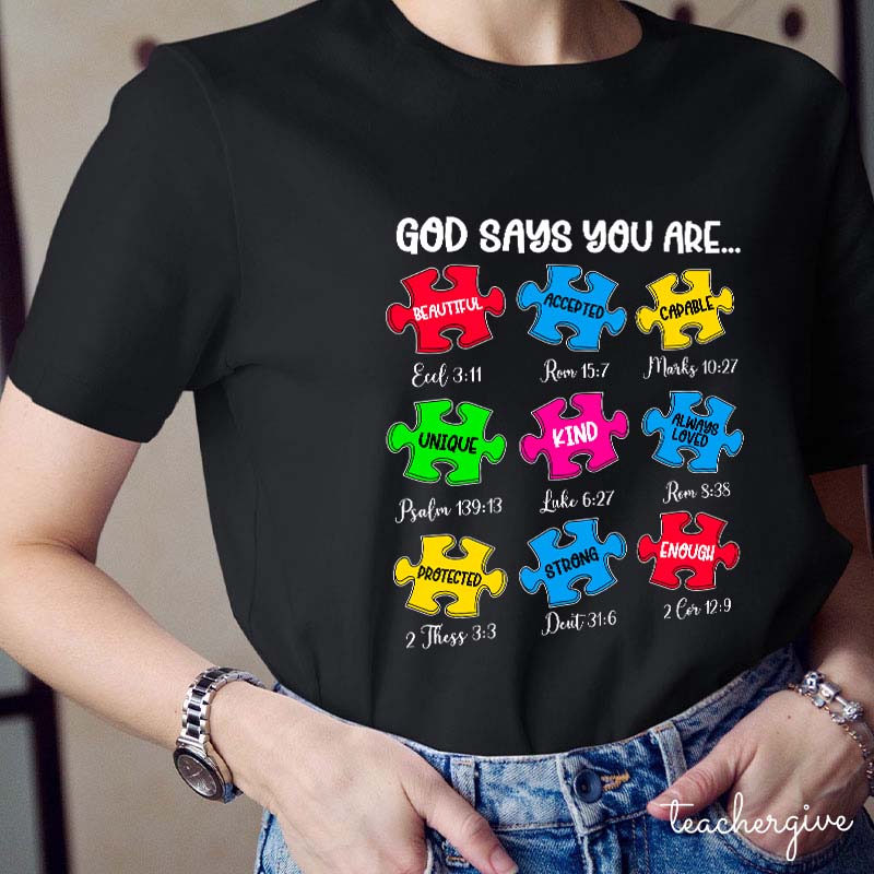 God Says You Are Teacher T-Shirt