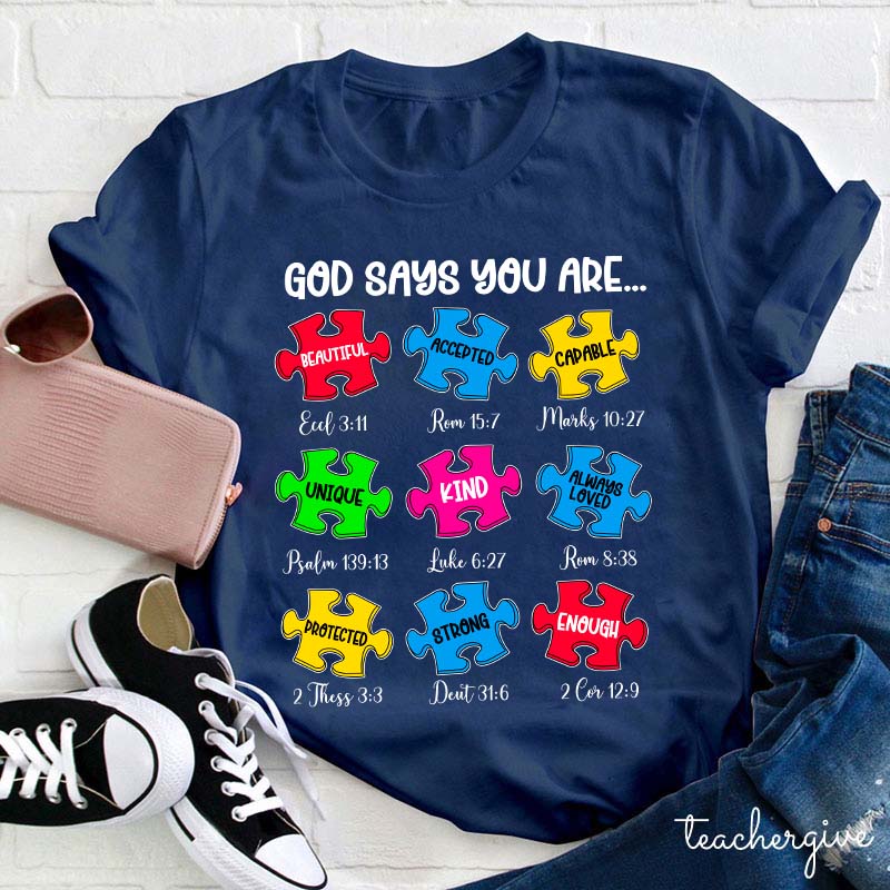God Says You Are Teacher T-Shirt