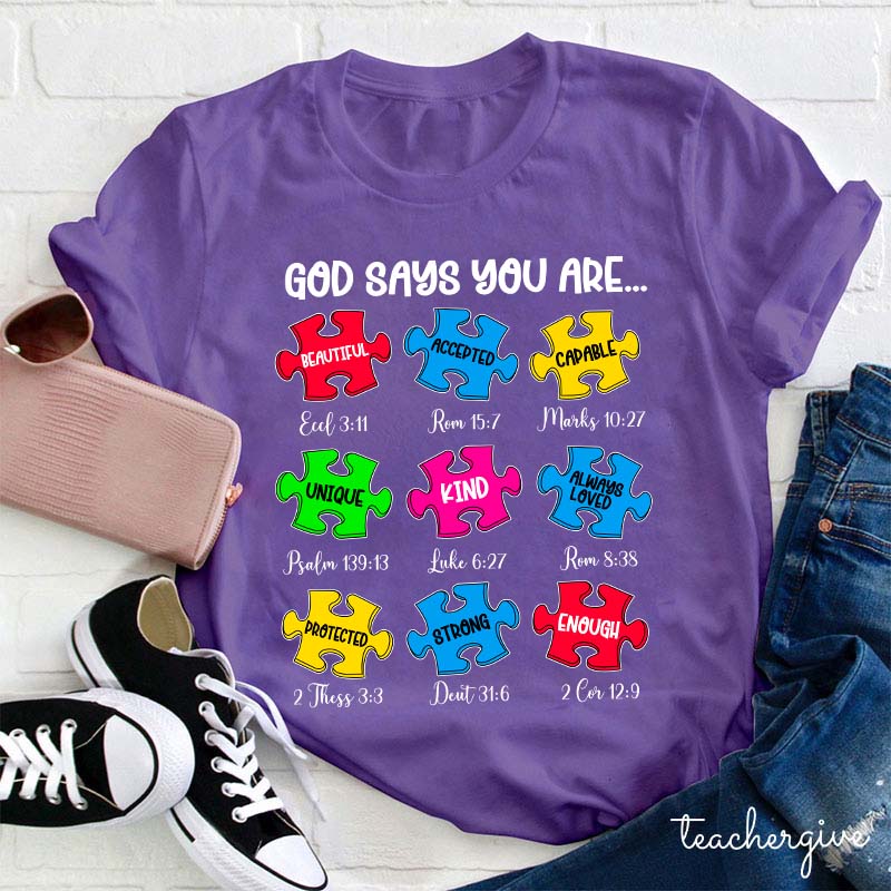 God Says You Are Teacher T-Shirt