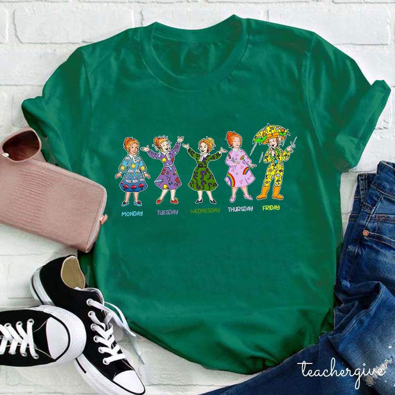 The Magic School Bus Inspired Teacher T-Shirt