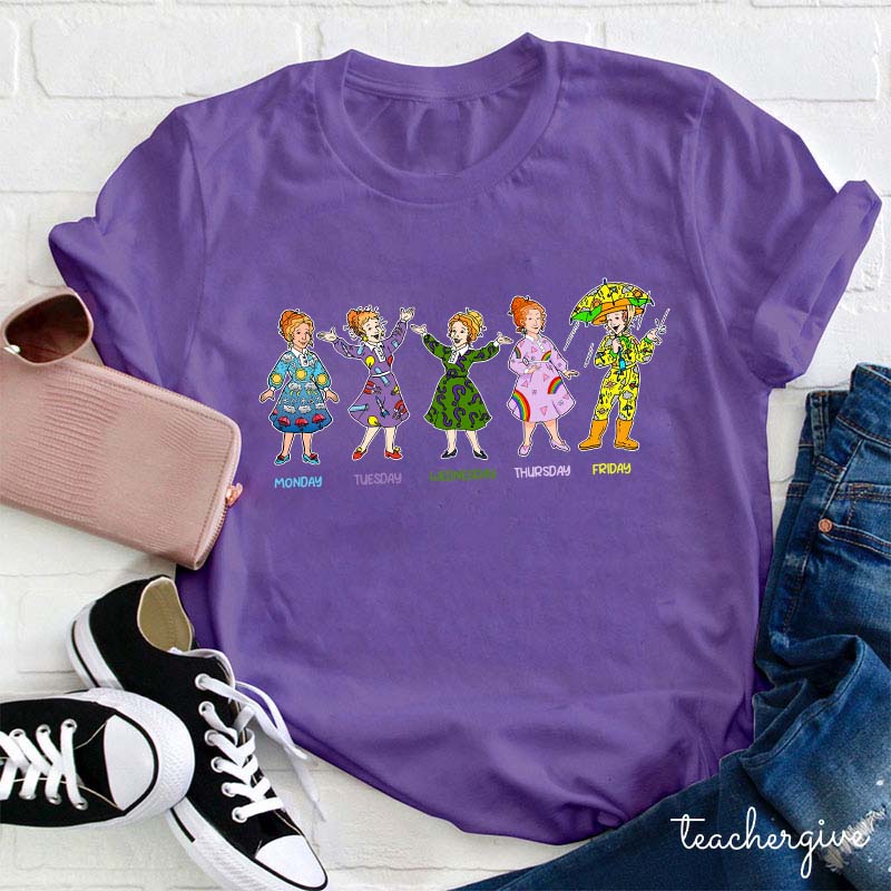 The Magic School Bus Inspired Teacher T-Shirt
