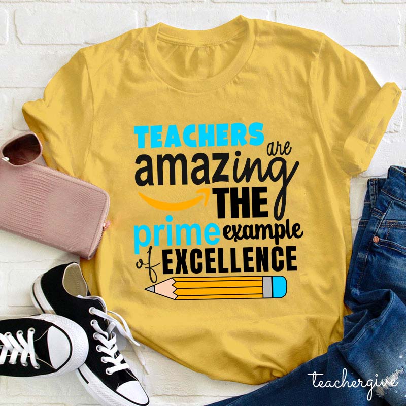 Teachers Are Amazing The Prime Example Of Excellenge Teacher T-Shirt