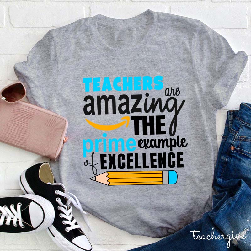 Teachers Are Amazing The Prime Example Of Excellenge Teacher T-Shirt