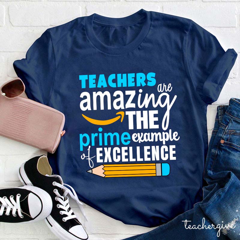 Teachers Are Amazing The Prime Example Of Excellenge Teacher T-Shirt