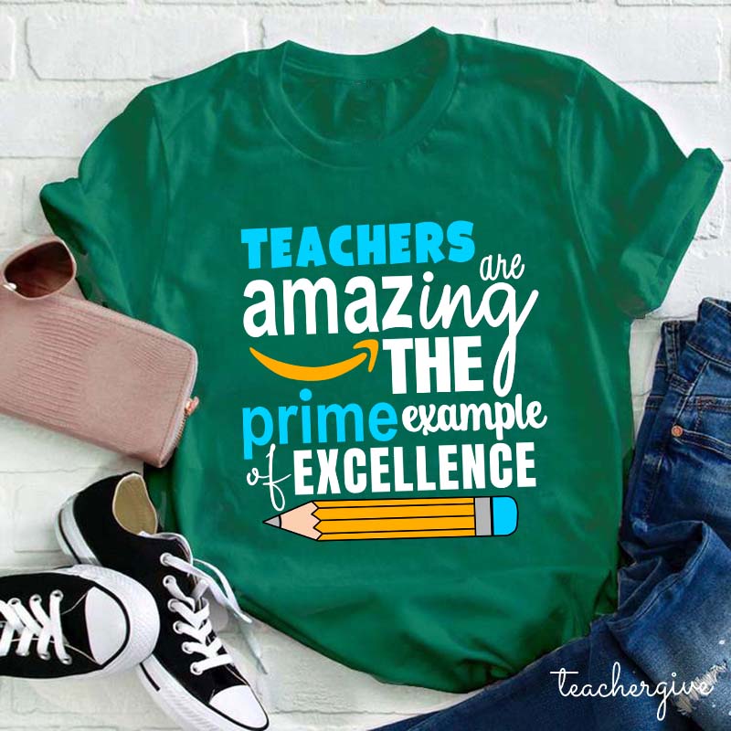 Teachers Are Amazing The Prime Example Of Excellenge Teacher T-Shirt
