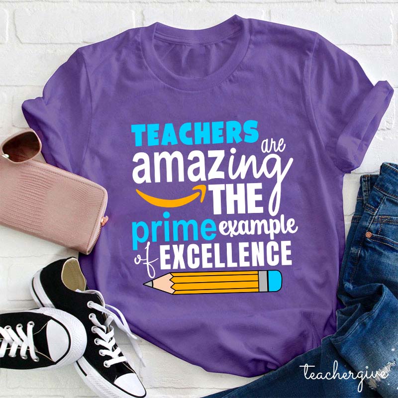 Teachers Are Amazing The Prime Example Of Excellenge Teacher T-Shirt