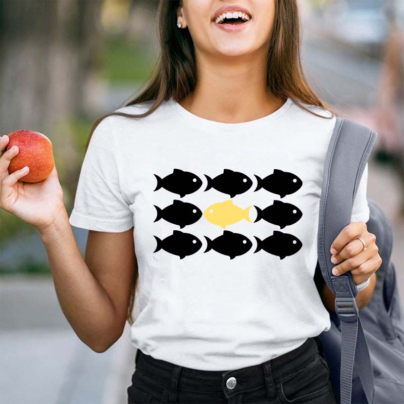 Inversely Unique Minnows Teacher T-Shirt