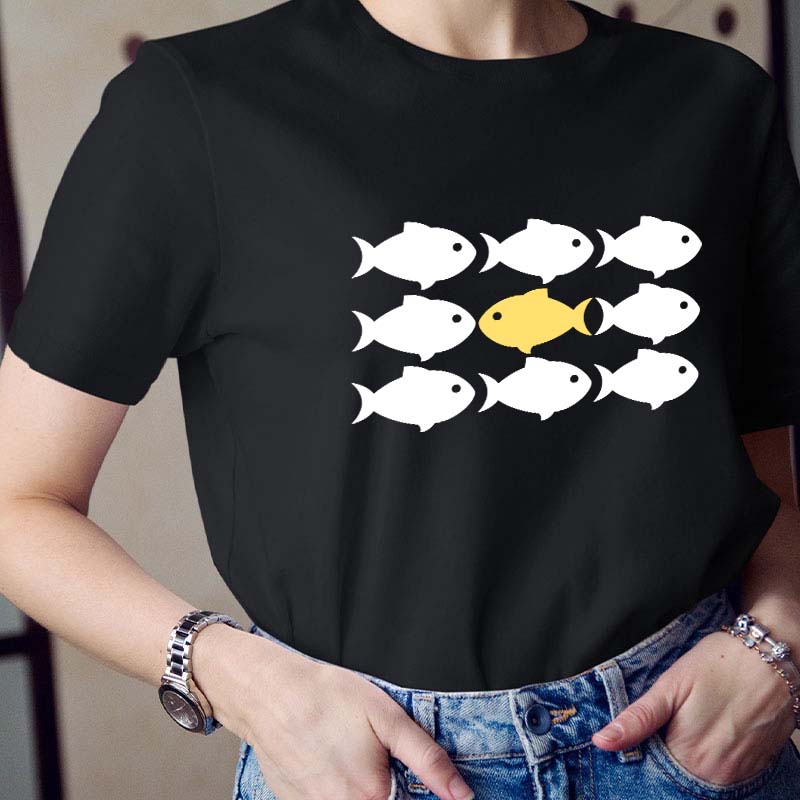 Inversely Unique Minnows Teacher T-Shirt