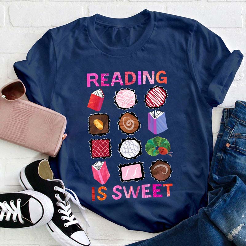 Reading Is Sweet Teacher T-Shirt