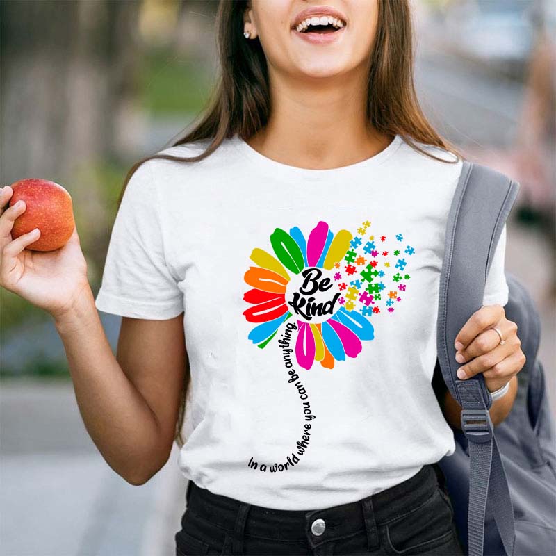 Be Kind In A Word Where You Can Be Anything Teacher T-Shirt