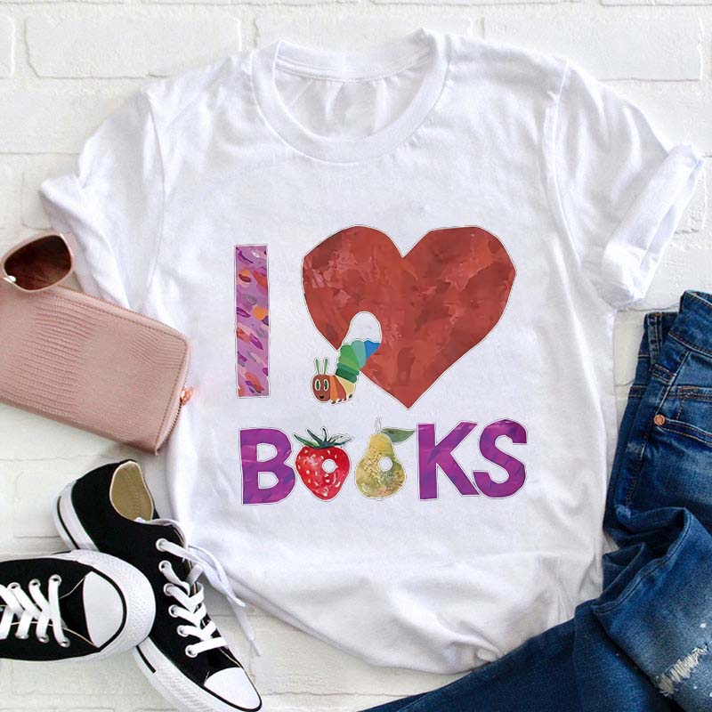 I Love Books T-Shirt