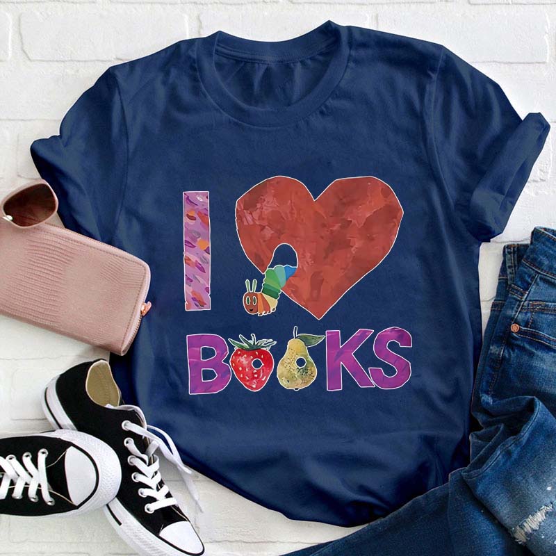 I Love Books T-Shirt